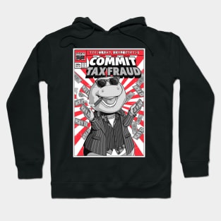 Barney Commit Tax Fraud Manga Style Hoodie